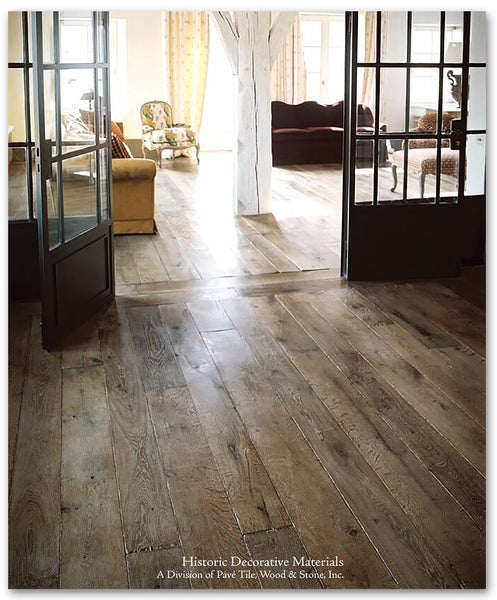 Aged French Oak Flooring Solid Oak Flooring, Engineered Oak Flooring, Wide-Plank Oak Floors