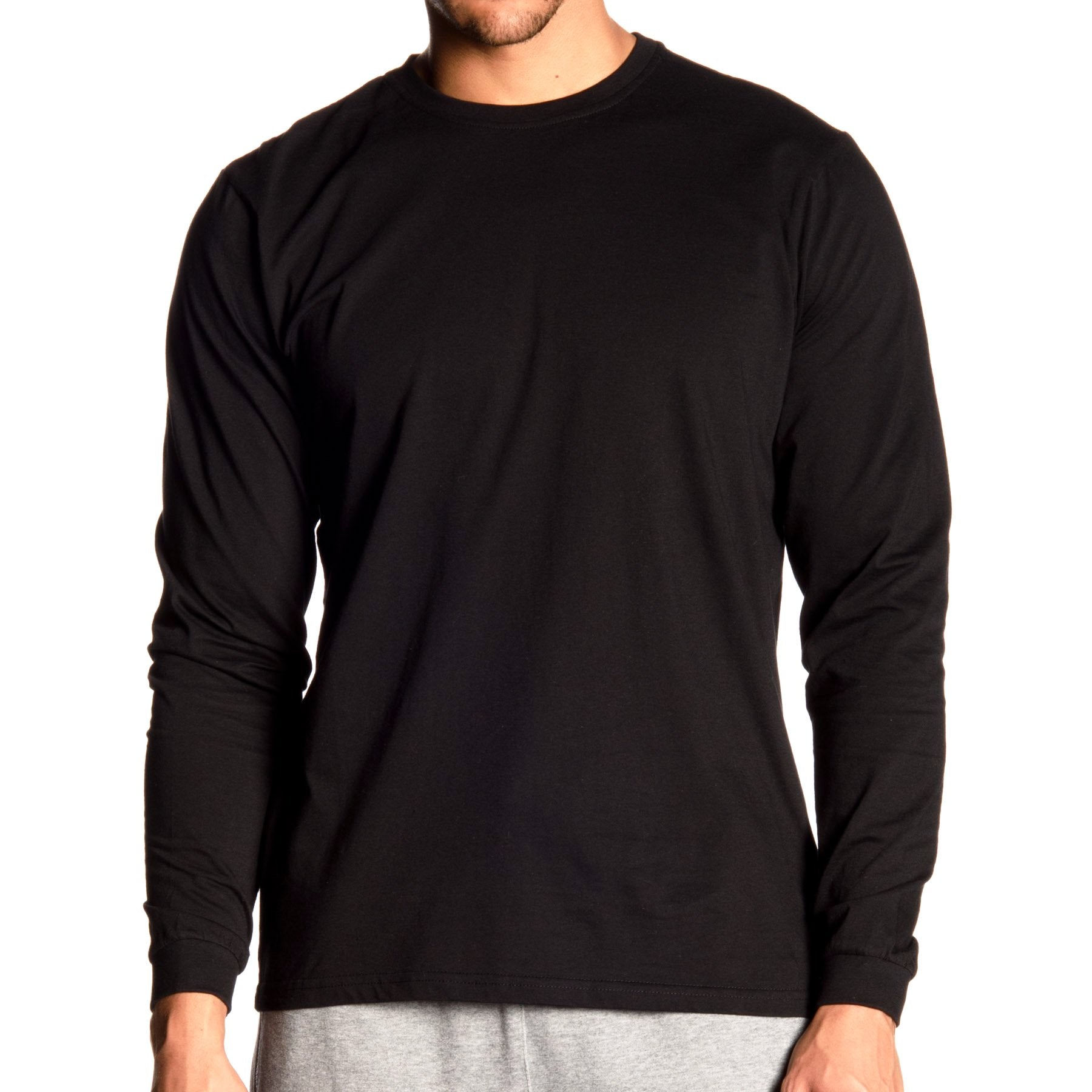 Luxe-T Logo Collar Sweatshirt Black / L