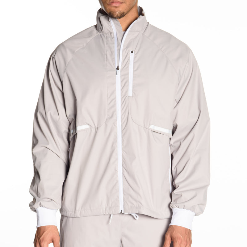 Download Lightweight Mock Neck Nylon Jacket - Luxe-T