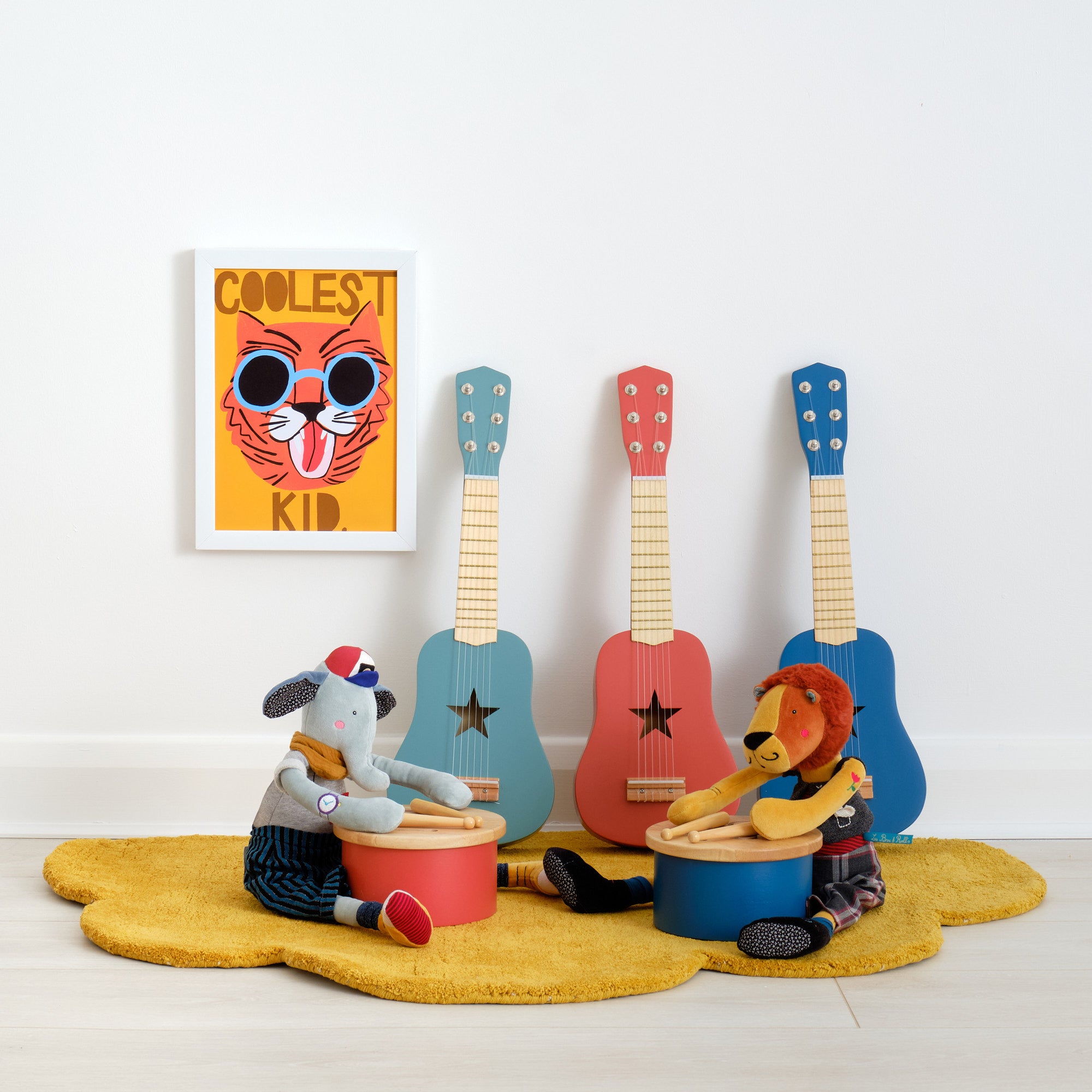 Musical Instrument Toys, styled by Bobby Rabbit.