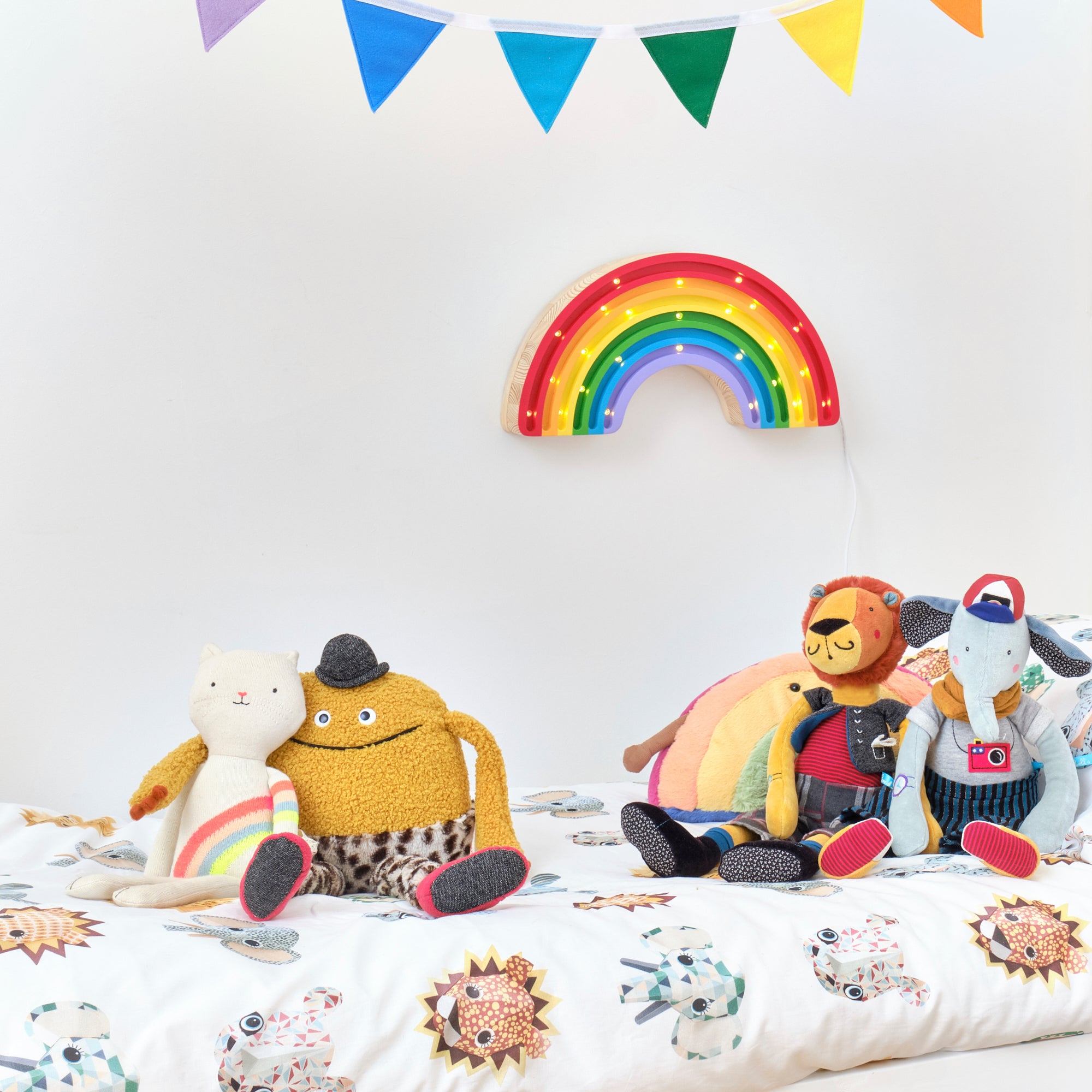 Rainbow Lamp by Little Lights, available at Bobby Rabbit.