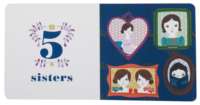 Pride and Prejudice counting book by Babylit, published by Bobby Rabbit