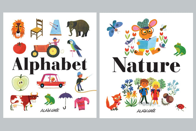 books, children's books, alain gree, alain gree books, nature book, alphabet book, Hop Toy Shop, published by Bobby Rabbit