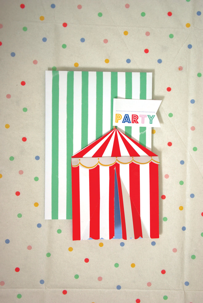 party, children's parties, children's party themes, children's fairground party, Toot Sweet party, Meri Meri, published by Bobby Rabbit