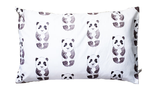 Rebecca Kiff Panda Pillowcase from Molly Meg, published by Bobby Rabbit