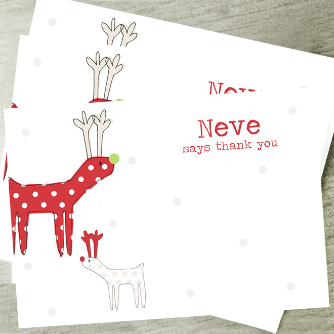 stationery, cards, thank you cards, christmas thank you cards, xmas thank you cards, Notonthehighstreet, published by Bobby Rabbit