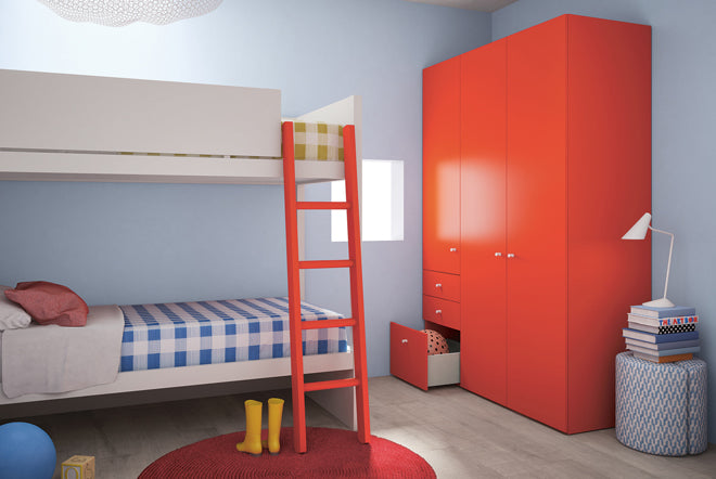 'Camelot' children's bunk bed by Nidi Design, available at Nubie, published by Bobby Rabbit