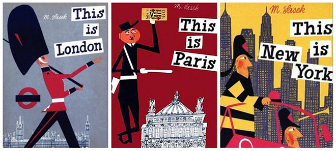 MIROSLAV SASEK TRAVEL BOOKS FROM THE KID WHO