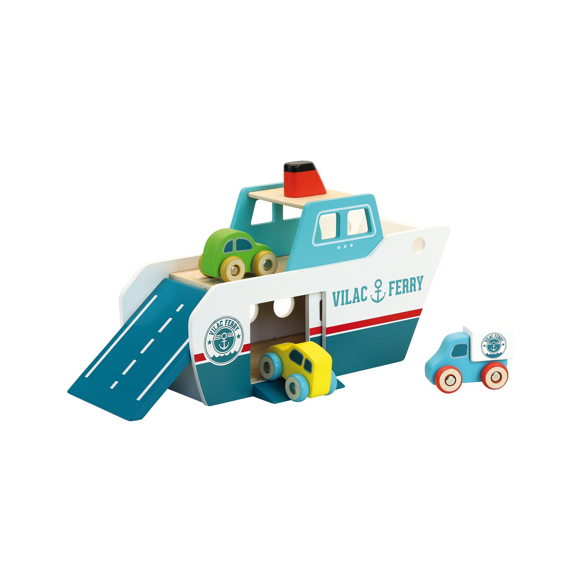 wooden ferry boat toy