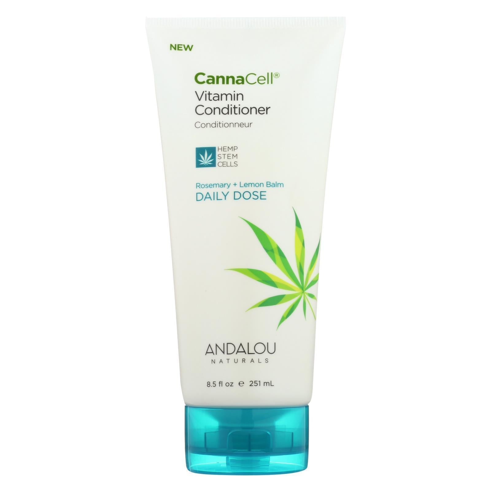 Andalou Naturals Conditioner, Daily Dose, Cannacell - 8.5 Fz