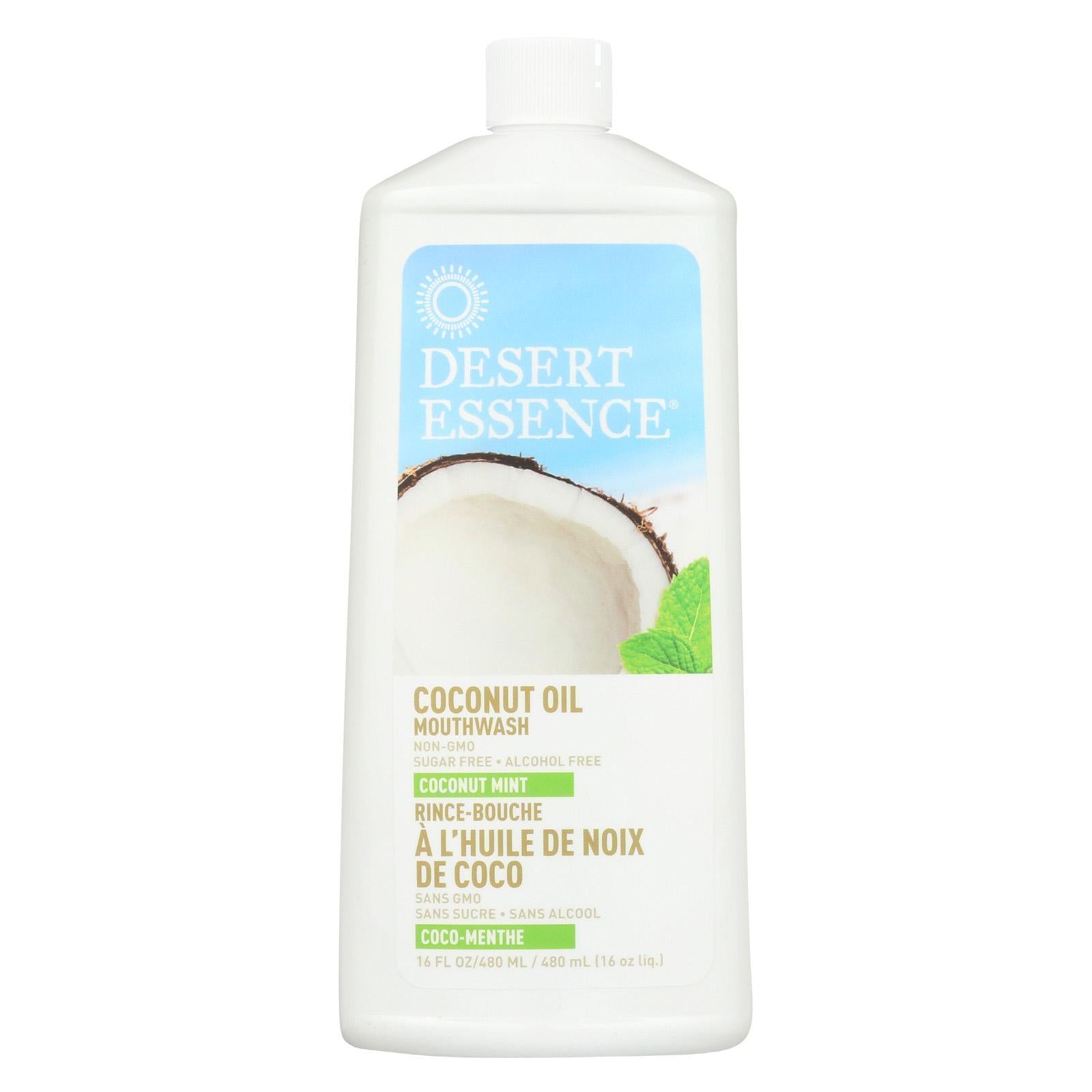 Desert Essence Coconut Oil Mouthwash - Coconut Mint - 16 Fl Oz