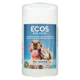 Ecos - Pet Wipes Pre-moistened Towelettes - 70 Count