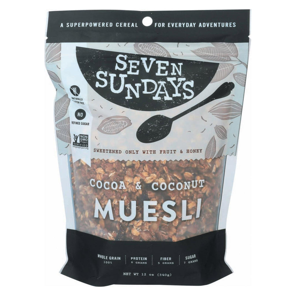 Seven Sundays Muesli - Cocoa Coconut - 12 Oz - Case Of 6