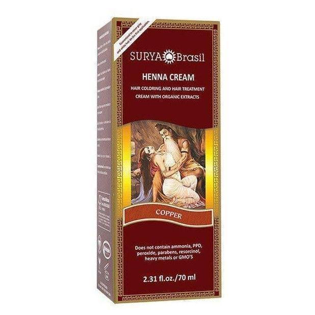 Surya Brasil Henna Cream, Copper - 2.37 Oz