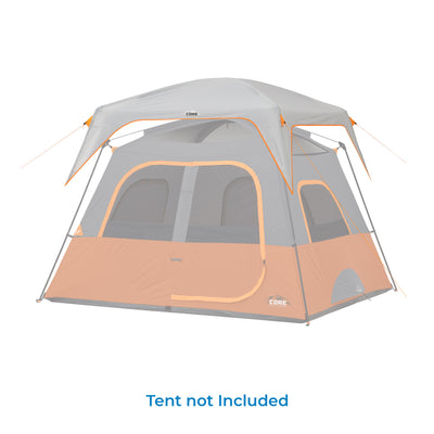 10 Person Straight Wall Cabin Tent Rainfly – Core Equipment