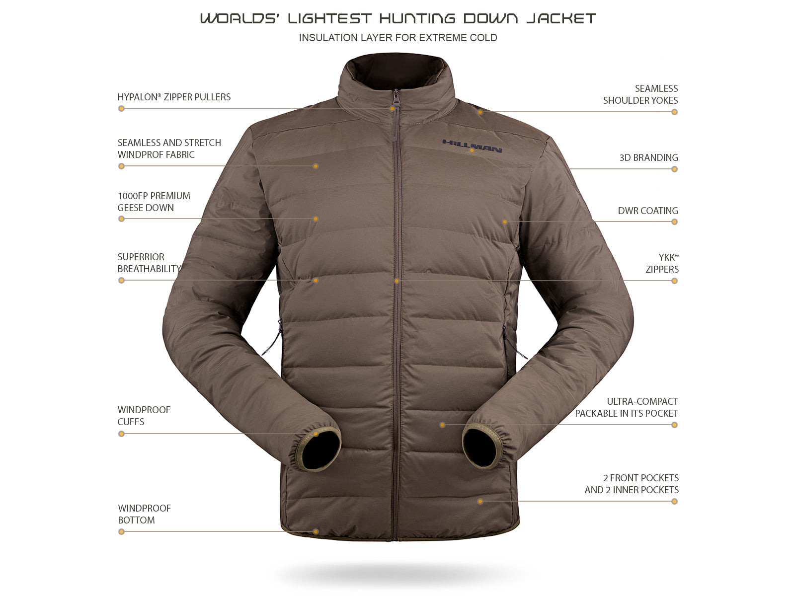 packable down jacket