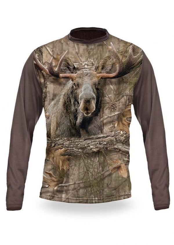 Moose T-Shirt - Long Sleeve | Hillman Hunting - HILLMAN