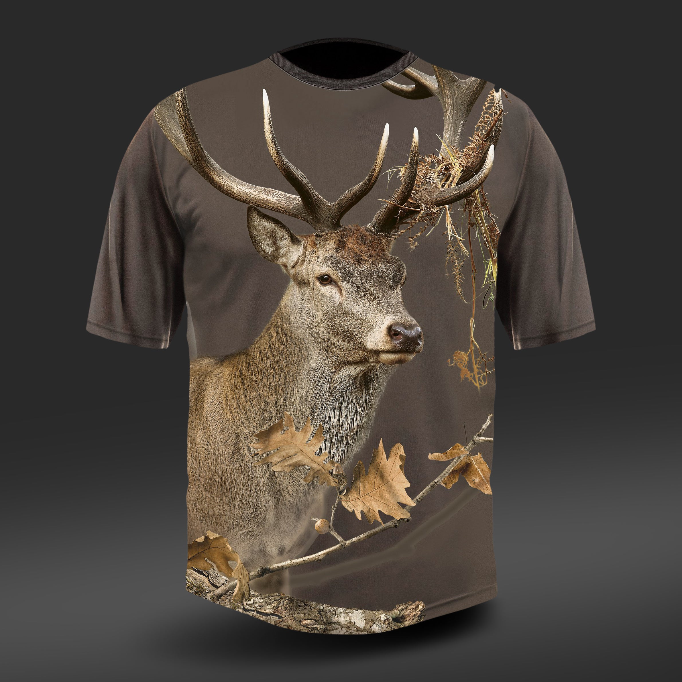 Image of T-shirt Red Deer DGT cotton Short Sleeve