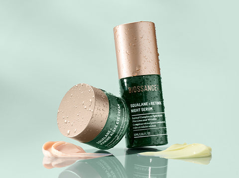 Marine Algae Eye Cream and Retinol Night Serum