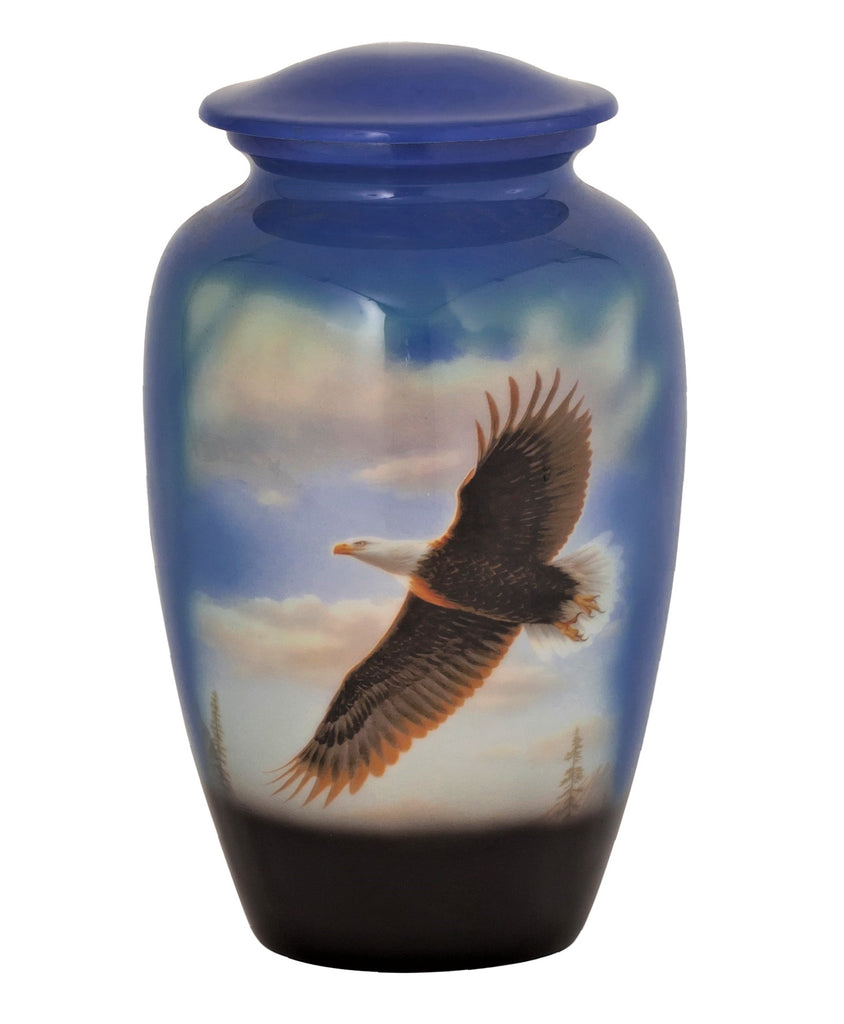 Soaring Eagle Theme Cremation Urn - IUTM114 | Infinityurns