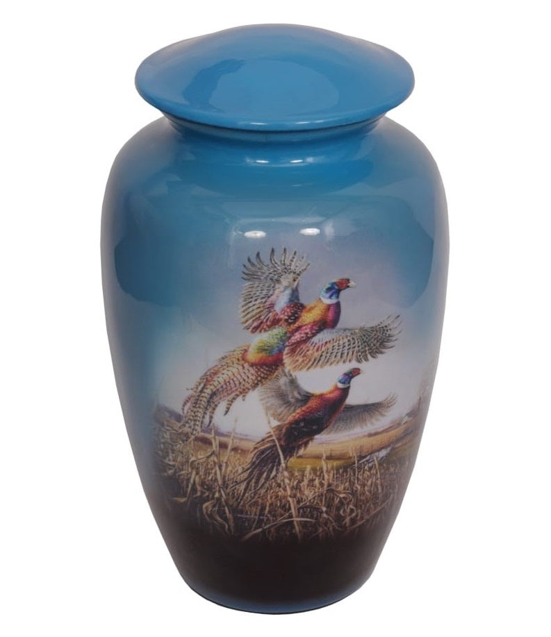 Pheasant Theme Cremation Urn - IUTM134 | Infinityurns