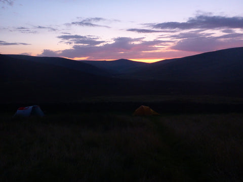 sunset in the lake district during Mind Over Mountains charity mental wellbeing retreat