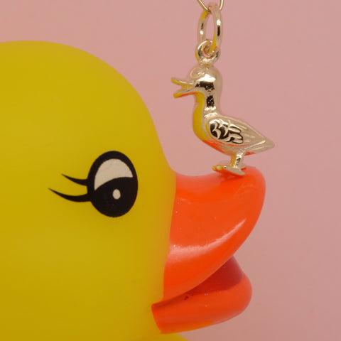 Gold duck charm