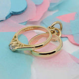 Gold Wedding Rings Charm
