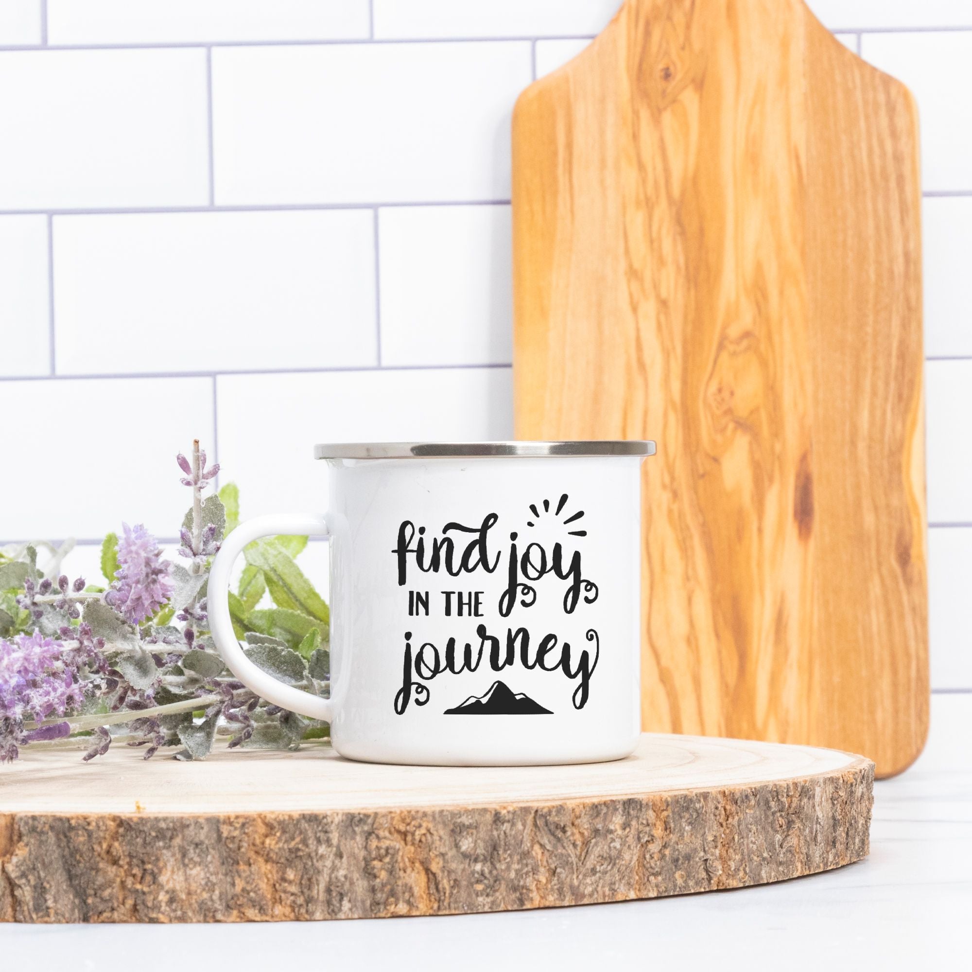 Find Joy in the Journey Camp Mug