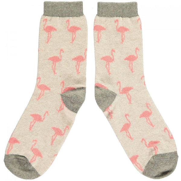 Flamingo Socks by Catherine Tough available at Mary Kilvert Shop & Studio