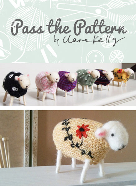 Mary Kilvert's Sheep in Pass the Pattern Blog Post in the Yvestown Blog