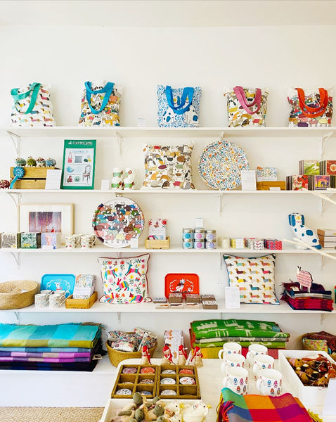 The fresh, new shop layout at Mary Kilvert Shop & Studio in Frome, Somerset