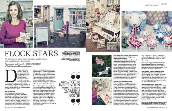 Mary Kilvert feature in Bath Life magazine