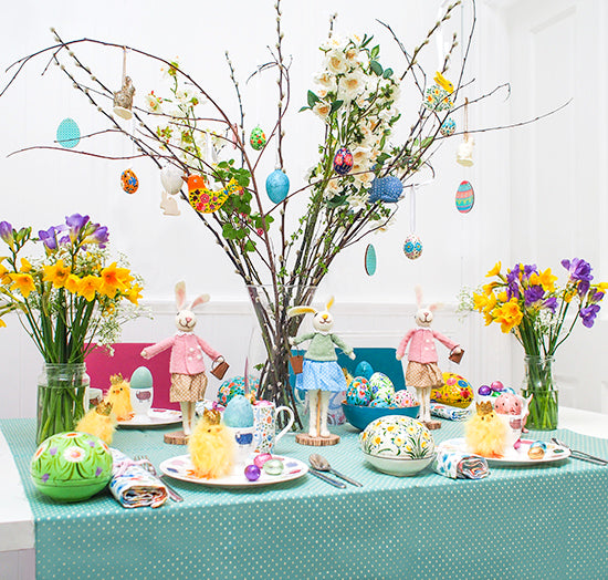 Easter Table Display at Mary Kilvert Shop & Studio
