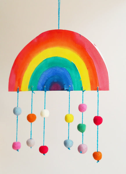 Rainbow Decoration by Mary Kilvert's children