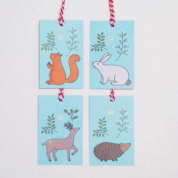 Winter Woodland Gift Tags by Mary Kilvert