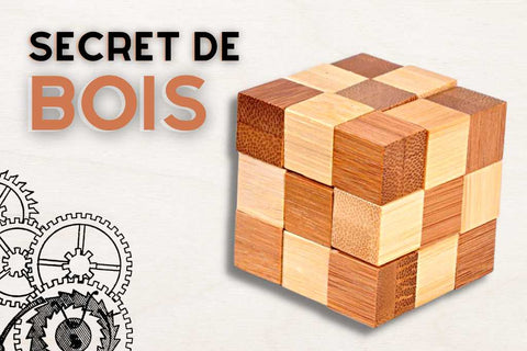 Casse tête en bois - Rubik's Cube 3x3x3