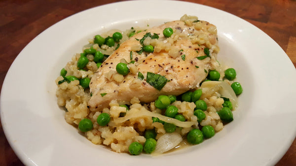 Chicken, Pea & Barley Slow Cooker Recipe | Buff Dudes
