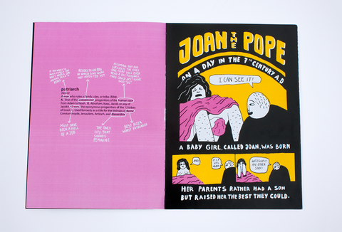 Sanne Boekel - Graphic Novel on Pope Joan
