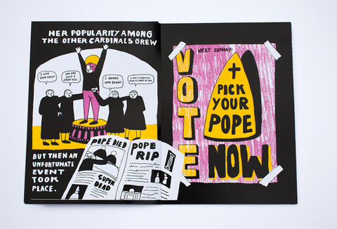 Sanne Boekel - Graphic Novel on Pope Joan