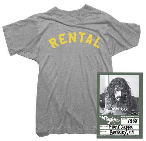 Rental Frank Zappa t-shirt 