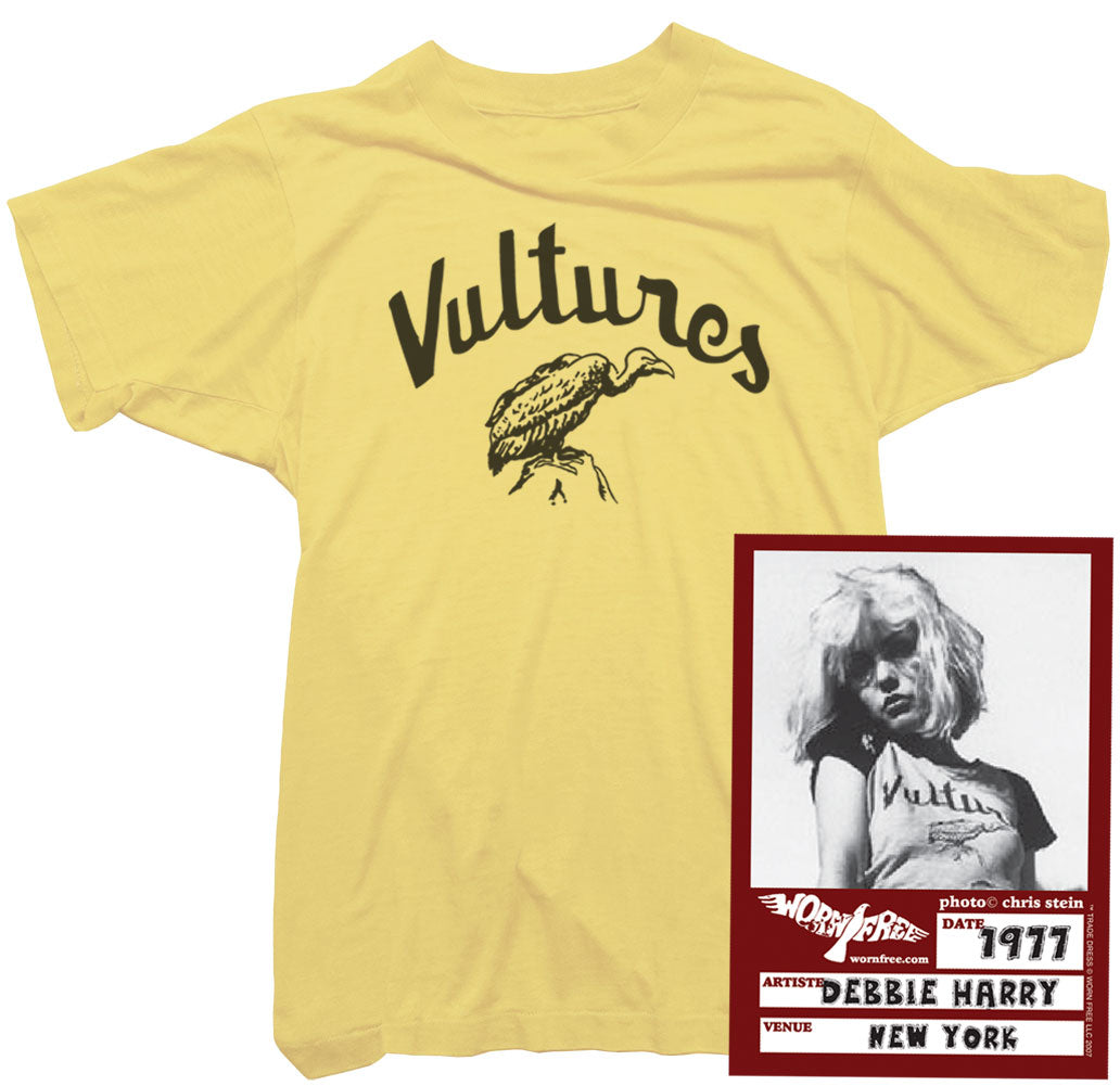 Blondie T Shirt Worn By Debbie Harry Vultures Tee Worn Free