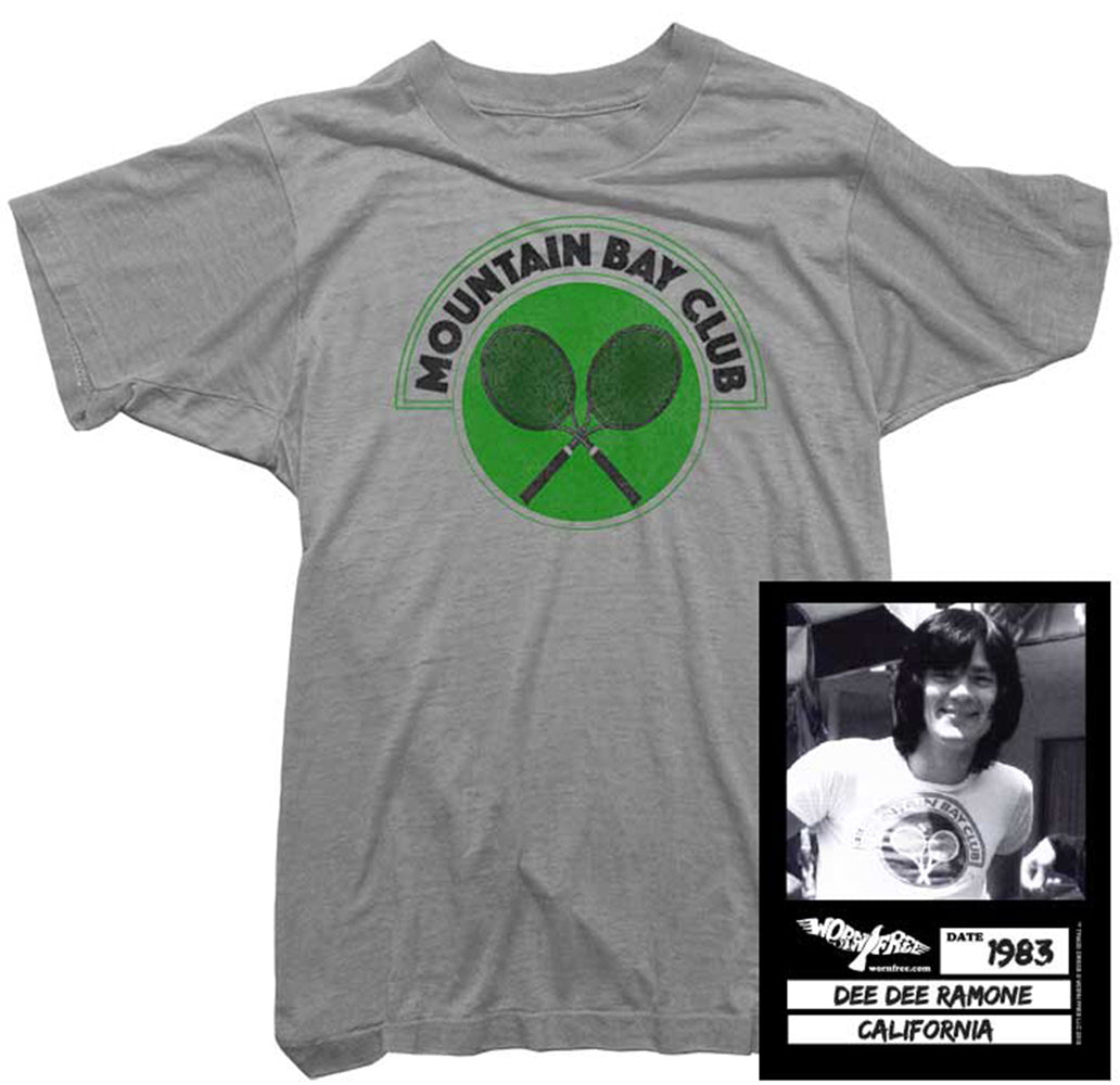 Ramones T-Shirt worn by Dee Dee Ramone, tennis club tee - Worn Free