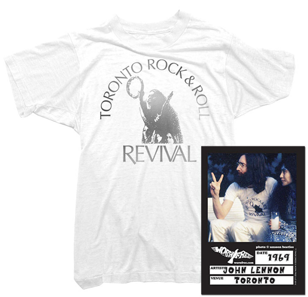 bagværk Stationær tyran Toronto Rock Revival T-Shirt worn by John Lennon John Lennon T-Shirt. -  Worn Free