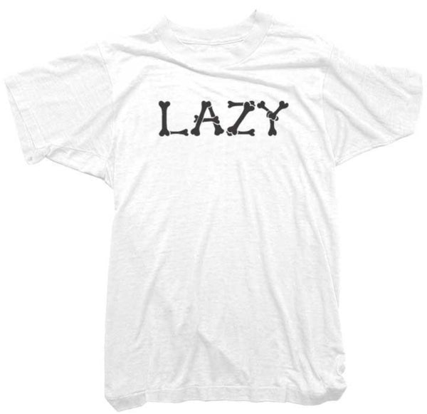 Vintage Lazy Bones T-Shirt. Funny Retro Lazy tee. - Worn Free