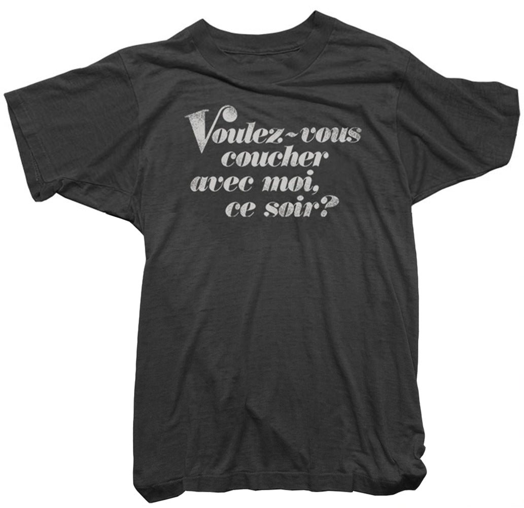 Yoko Ono T-Shirt. Voluez Vous Tee worn by Yoko Ono. Vintage T-Shirt ...