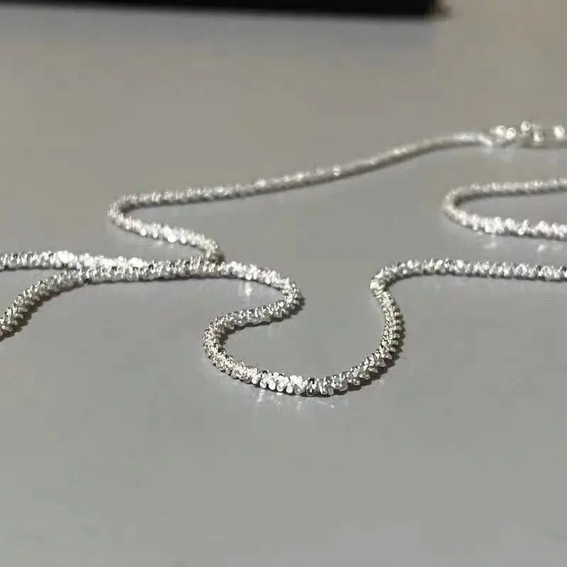Silver Shiny Choker Necklace
