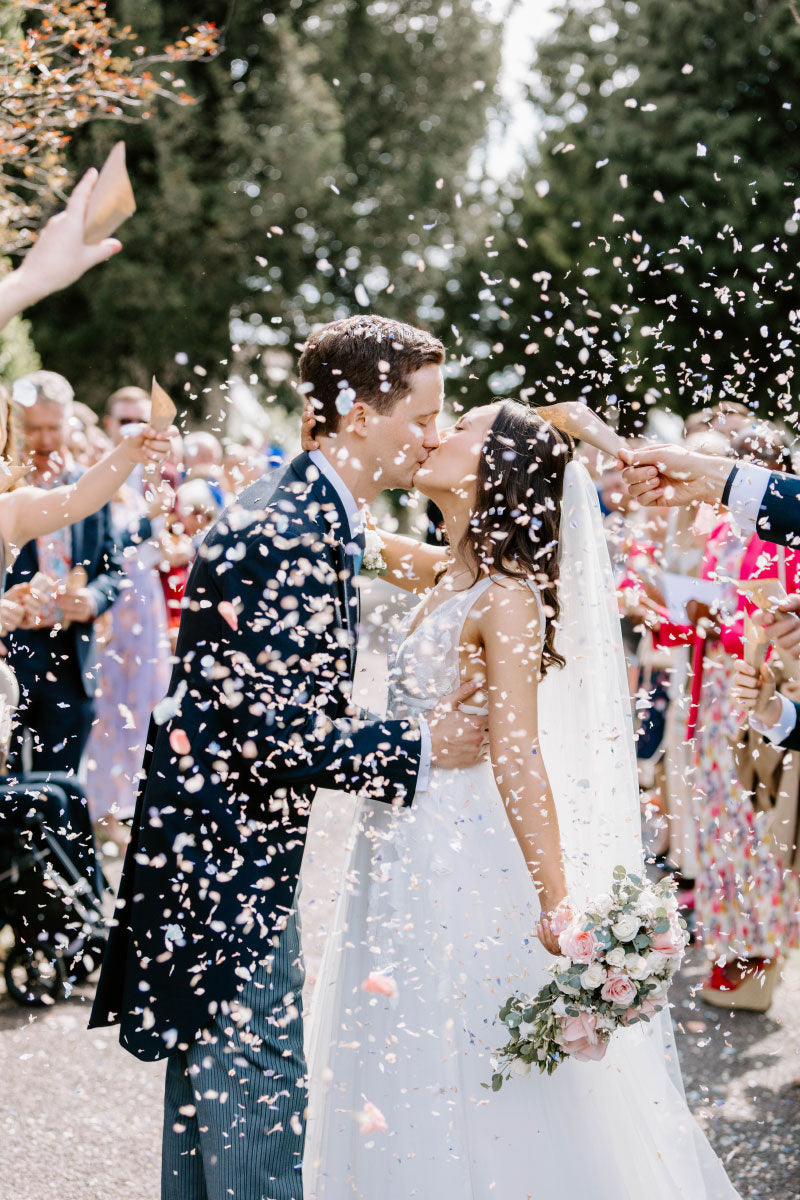 winning confetti photo by Sian Weatherhead photography.