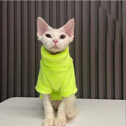 vêtement-pour-chat-snuggle-vert