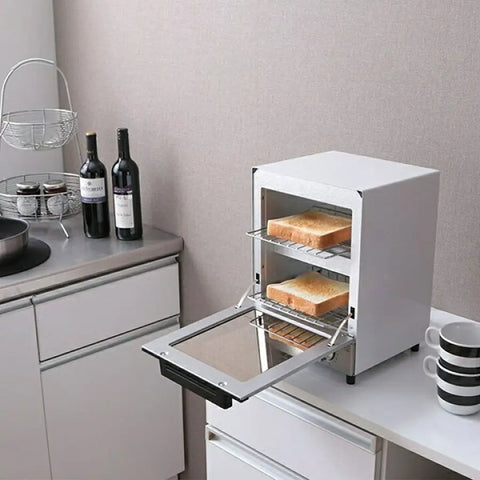 IRIS OHYAMA 鏡面直立式雙層烤箱 MOT-012